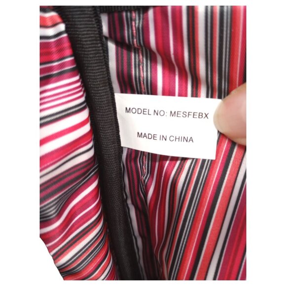 Mobile Edge 16" Scanfast Laptop Messenger Bag Pink Suede Checkpoint Friendly TSA - Picture 7 of 16